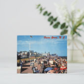 Ocean Grove, NJ, Boardwalk, Vintage 1962 Briefkaart (Staand voorkant)