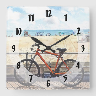 Ocean Grove NJ – Fiets op Promenade Vierkante Klok