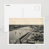 Ocean Grove NJ, Panorama, stijl Briefkaart (Voorkant / Achterkant)