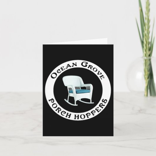 Ocean Grove Nj Rch Hopper Summer Beach Gift Men Wo Kaart (Voorkant)