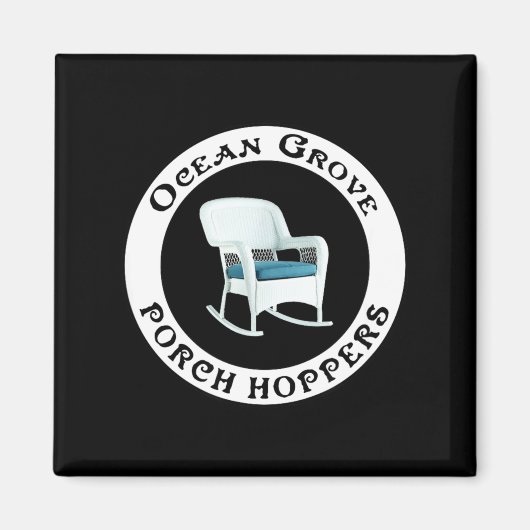 Ocean Grove Nj Rch Hopper Summer Beach Gift Men Wo Magneet (Voorkant)