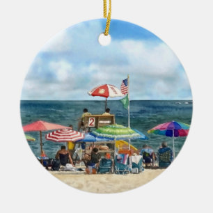 Ocean Grove NJ – Strand bij Embury Avenue Keramisch Ornament