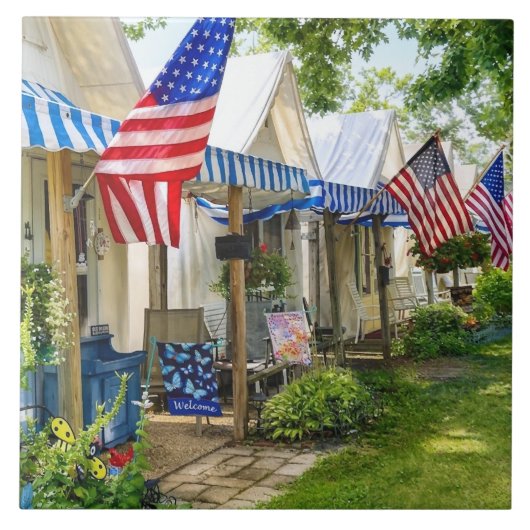 Ocean Grove NJ – Tentstad Tegeltje (Voorkant)