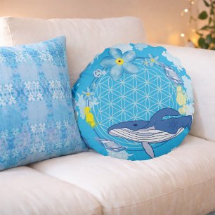 Ocean Guardian – Kleur van Hart Rond Kussen
