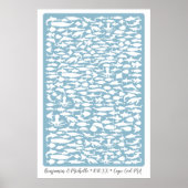 Ocean Guest Book Poster - 250 ruimtes (Voorkant)