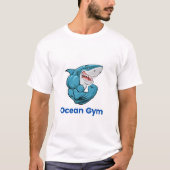 Ocean Gym White T Shirt (Voorkant)