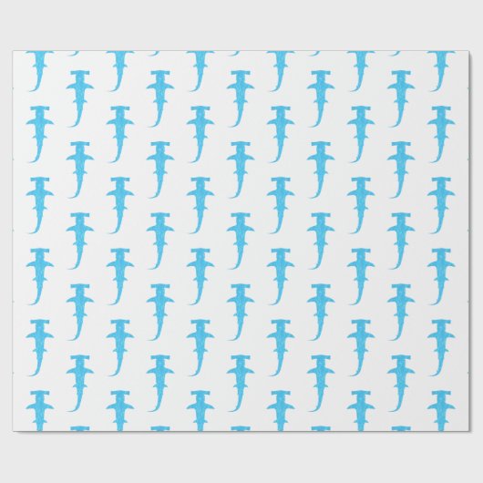 Ocean Hammerhead Shark Cadeaupapier (Vlak)