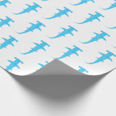 Ocean Hammerhead Shark Cadeaupapier (Hoek)
