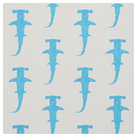 Ocean Hammerhead Shark Stof (Swatch)