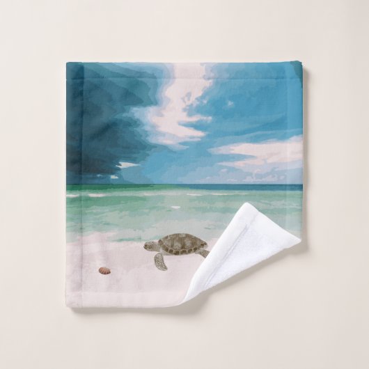 "Ocean"-handdoekset Bad Handdoek (Wasdoekje)