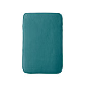 Ocean Harbour Blue, Blauwgroen Jewel Tone Solid Co Badmat (Voorkant Verticaal)