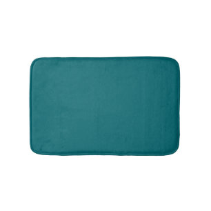 Ocean Harbour Blue, Blauwgroen Jewel Tone Solid Co Badmat