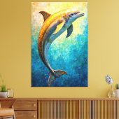 Ocean Harmony Canvas Afdruk (Insitu (Woonkamer))