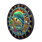 Ocean Harmony Dolphin Dartboard Delight Dartbord (Voorkant Rechts)