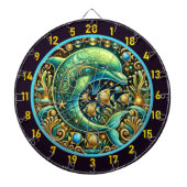 Ocean Harmony Dolphin Dartboard Design Dartbord (Voorkant)
