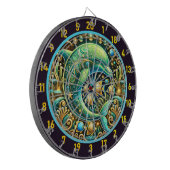 Ocean Harmony Dolphin Dartboard Design Dartbord (Voorkant Links)