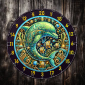 Ocean Harmony Dolphin Dartboard Design Dartbord