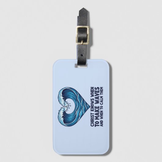 Ocean Heart: Goddelijke wijsheid Bagagelabel (Voorkant (verticaal))