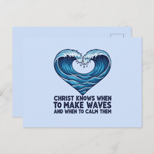 Ocean Heart: Goddelijke wijsheid Briefkaart (Voorkant / Achterkant)