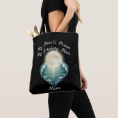Ocean Heart Guiding Moon Mom Tote Bag (Dichtbij)