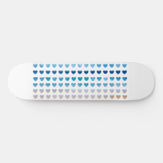 Ocean Hearts Skate Deck (Horizontaal)