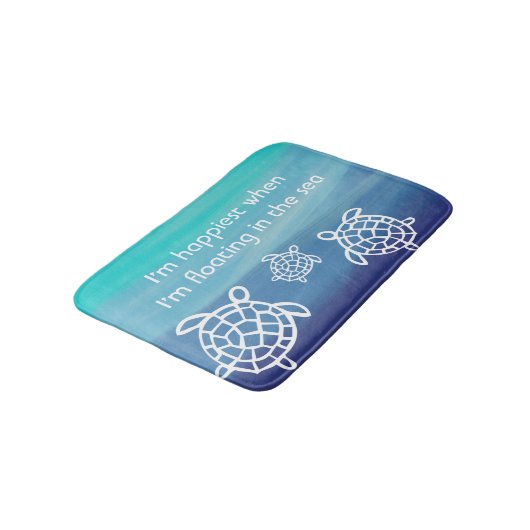 Ocean Honu Zee Turtles Badmat (Gekanteld)