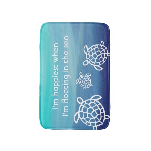 Ocean Honu Zee Turtles Badmat (Voorkant Verticaal)