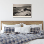 Ocean, hoofdland van Cliff House Rocks Canvas Afdruk (Insitu (Slaapkamer))