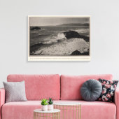 Ocean, hoofdland van Cliff House Rocks Canvas Afdruk (Insitu (Woonkamer))
