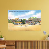 Ocean House, Breakers en Parking Grounds Canvas Afdruk (Insitu (Woonkamer))