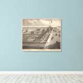Ocean House, Point Pleasant, NJ Canvas Afdruk (Insitu (Houten vloer))