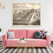 Ocean House, Point Pleasant, NJ Canvas Afdruk (Insitu (Woonkamer))