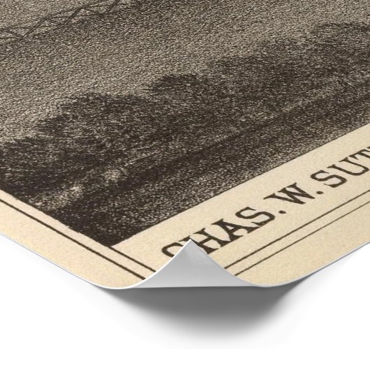 Ocean House, Point Pleasant, NJ Poster (Hoek)