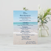 Ocean I Bestemming Trouw Menu (Staand voorkant)