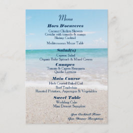 Ocean I Bestemmingsbruiloft Menu
