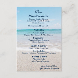 Ocean I Bestemmingshuwelijk Menu