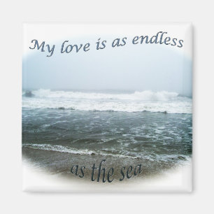 Ocean I hou van je Magnet