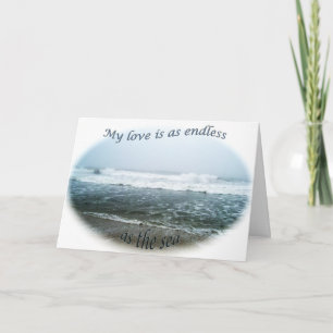 Ocean I Love You Kaart