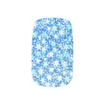 Ocean Ice Blue Stars Star Flare Fireworks Art