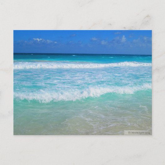 OCEAN IN CANCUN, MEXICO #1 BRIEFKAART (Voorkant)