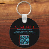 Ocean Inferno Metalsmith Lassen Business Sleutelhanger (Achterkant)