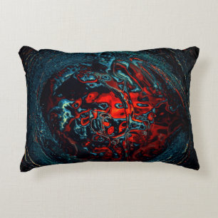 Ocean Inferno Red Glow Accent Kussen