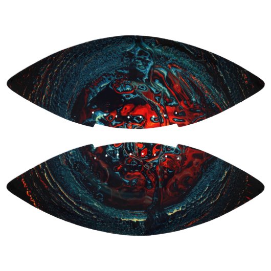 Ocean Inferno Red Glow American Football (Panelen)