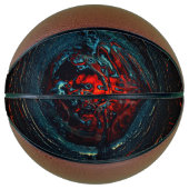 Ocean Inferno Red Glow Basketbal (Voorkant)