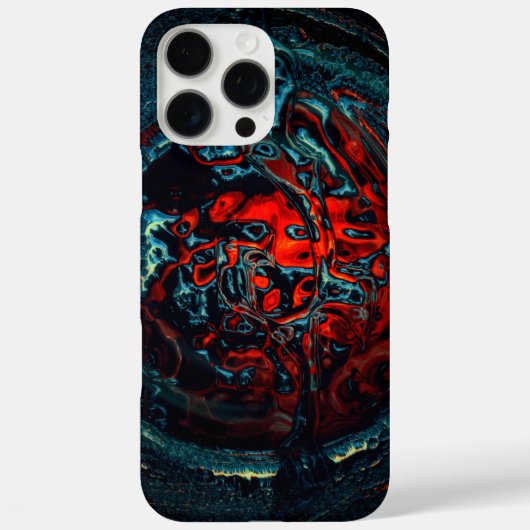 Ocean Inferno Red Glow Case-Mate iPhone Case (Achterkant)