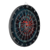 Ocean Inferno Red Glow Dartbord (Voorkant Links)