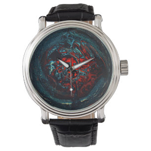 Ocean Inferno Red Glow Horloge