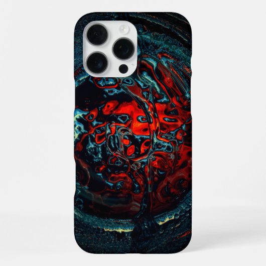 Ocean Inferno Red Glow iPhone Hoesje (Achterkant)