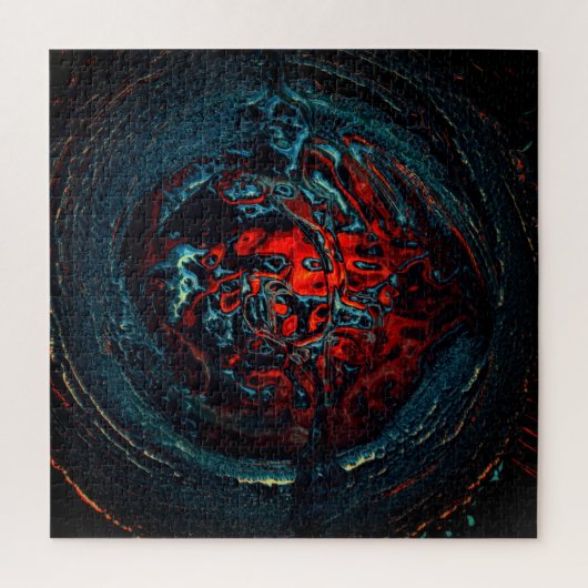 Ocean Inferno Red Glow Legpuzzel (Verticaal)