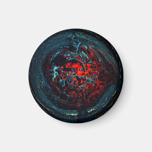 Ocean Inferno Red Glow Magneet (Voorkant)